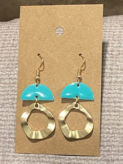 Turquoise with open circle